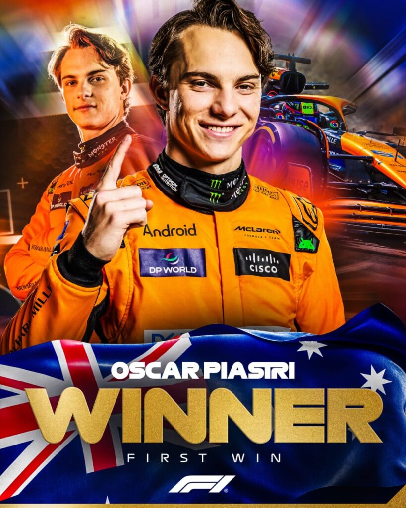 Oscar Piastri ganador del Premio de Hungría