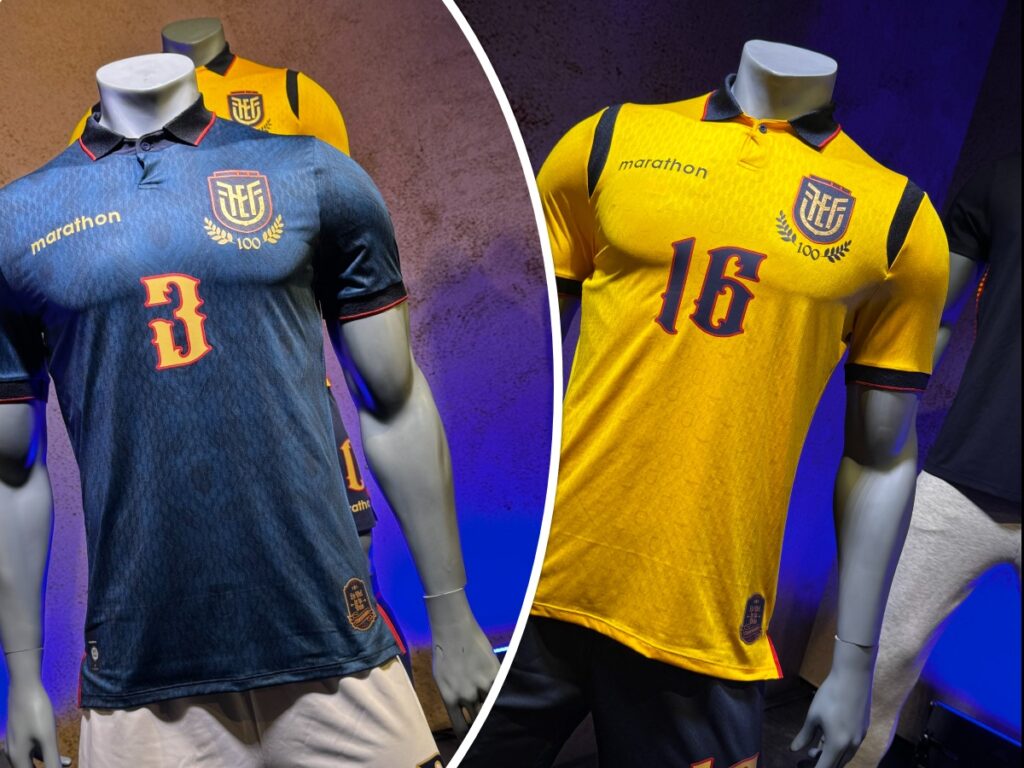Nuevas camisetas del centenario de La Tri