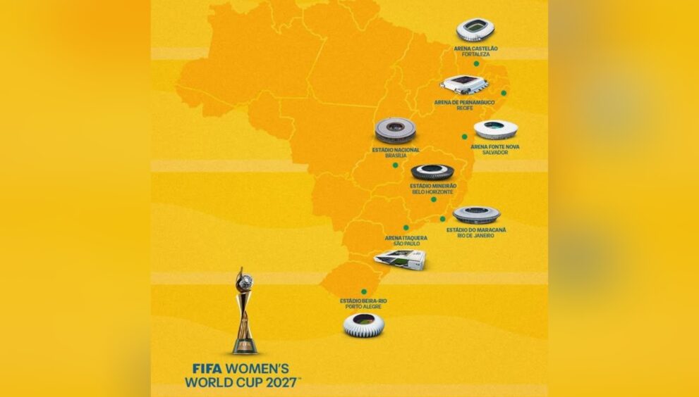 Ocho estadios de Brasil, recibirán el Mundial Femenino 2027