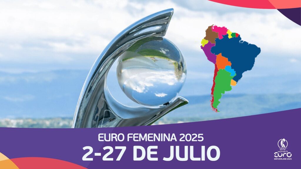 Eurocopa Femenina se verá en toda Latinoamérica por ESPN y Disney+.