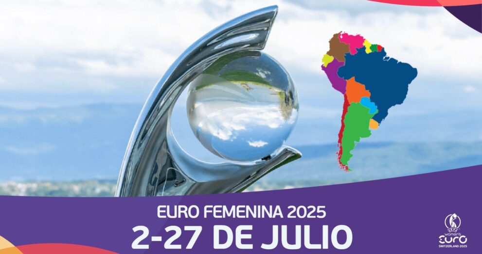 Eurocopa Femenina se verá en toda Latinoamérica por ESPN y Disney+.