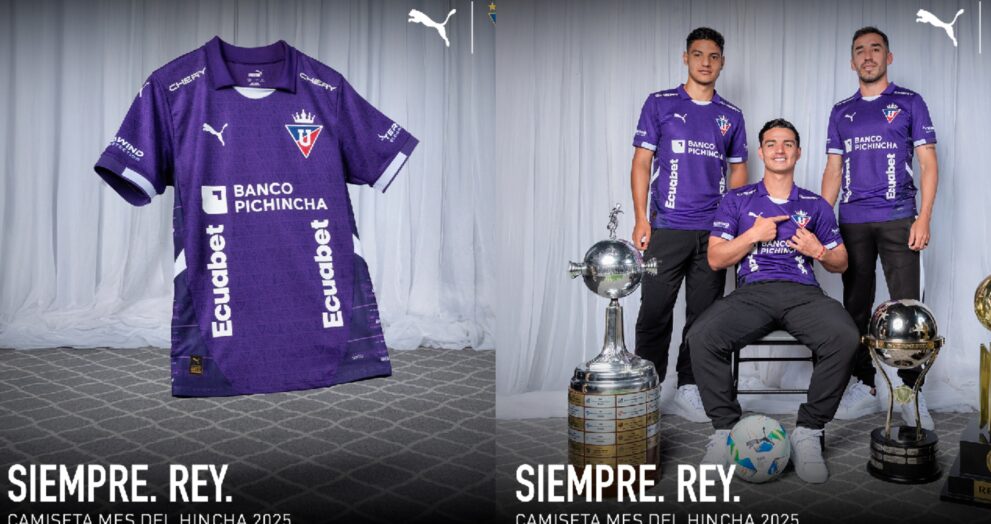 Liga Deportiva Universitaria, en colaboración con Puma, lanzó su nueva camiseta conmemorativa por el mes del hincha albo, una prenda cargada de historia y simbolismo.