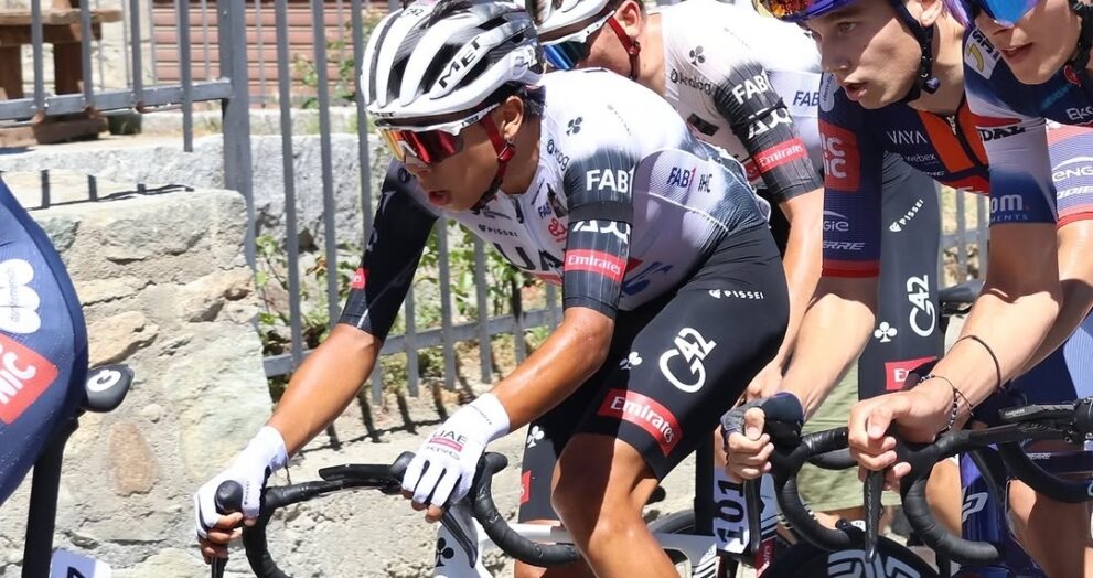 El ecuatoriano Mateo Ramírez entró en el Top 5 del Giro Valle d'Aosta 2025