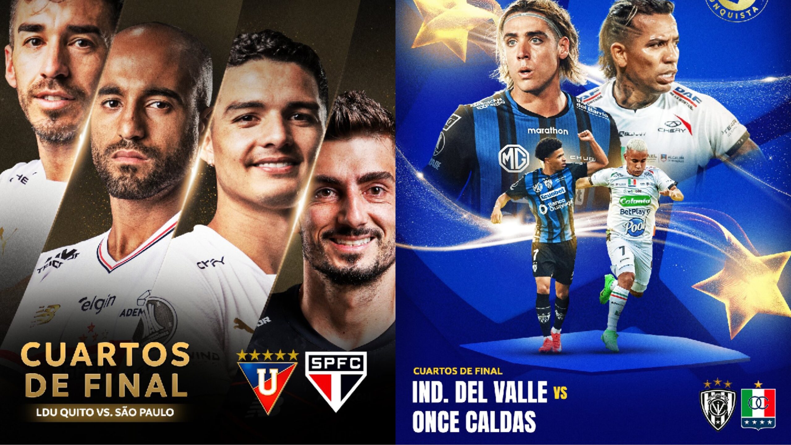 LDU e IDV, los únicos ecuatorianos en torneos Conmebol 2025